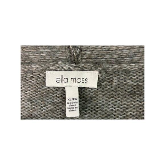 Ella Moss Gray Button-Front Cardigan – Size XL - Picture 5 of 6